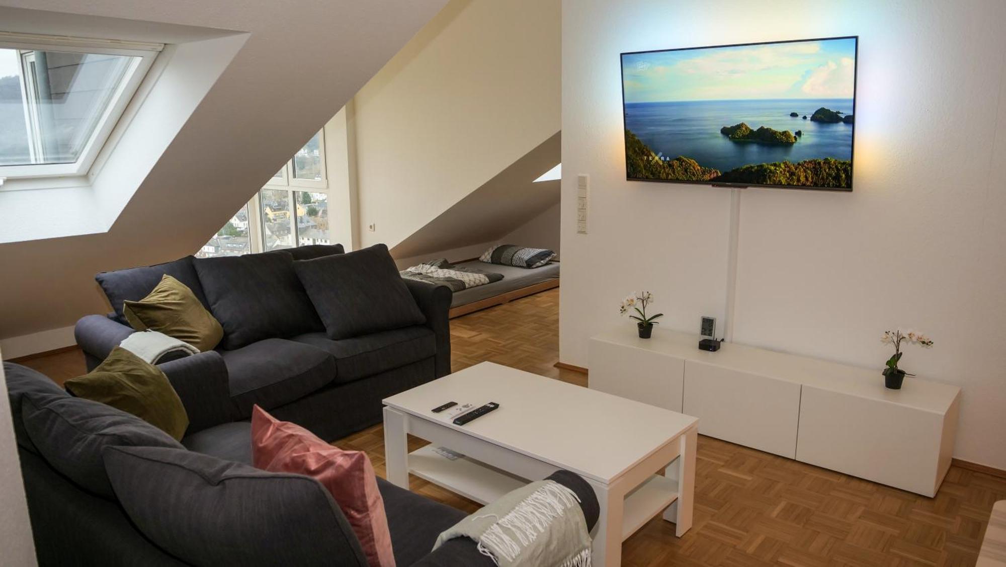 Ferienwohnung Rhein-Panorama 兰施泰因 外观 照片